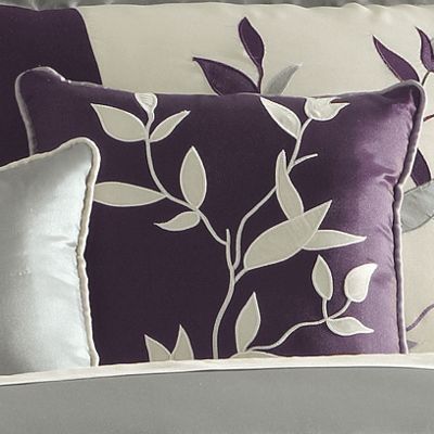 Coj�n con bordado de aplicaci�n Bamboo Evening