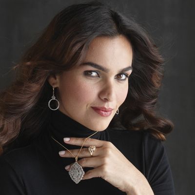 Diamond Lever Back Earrings