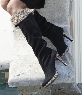 Classique Boot Leopard Trim
