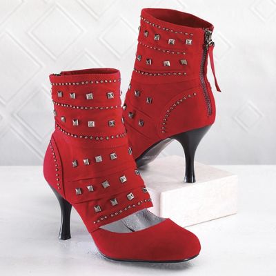 Shoe Boot Studded By Midnight Velvet