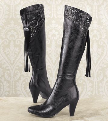 Boot Romantic Border By Midnight Velvet