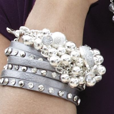 Bracelet Sparkle Sphere Crystal Cluster