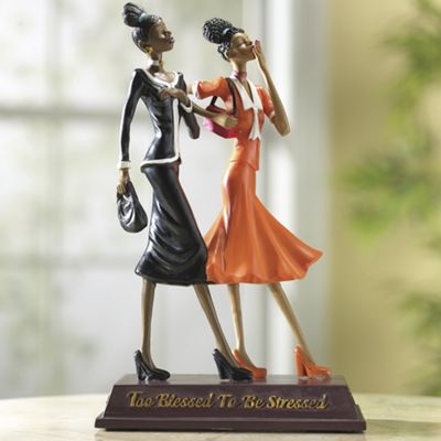 Figurine Too Blessed To Be Stressed