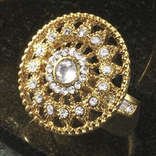 Ring Crystal Medallion