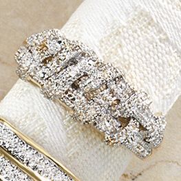 Ring Diamond Braid