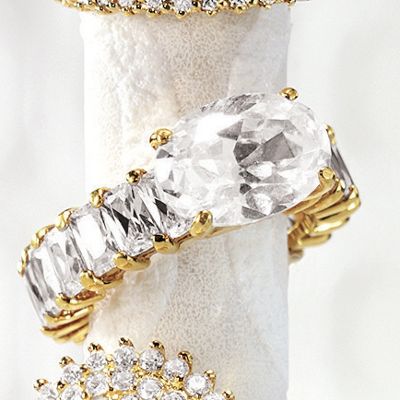 Ring Oval Baguette Eternity