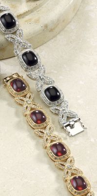 Bracelet Cabochon Crystal 7