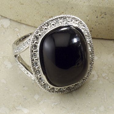 Ring Cabochon Crystal