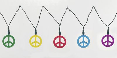 Peace Sign Party Lights