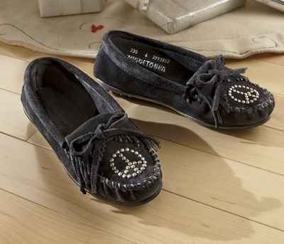 Minnetonka Moccasin Peace Sign