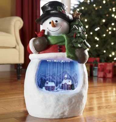 Fountain Snowman