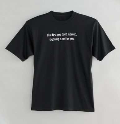 Tee Shirt Skydiving