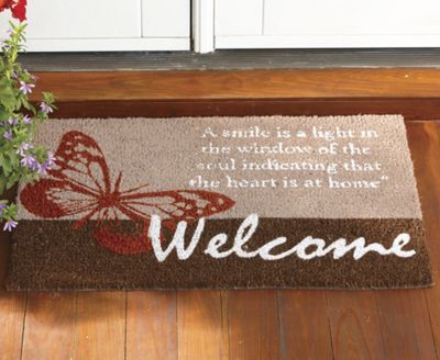 Butterfly Welcome Mat