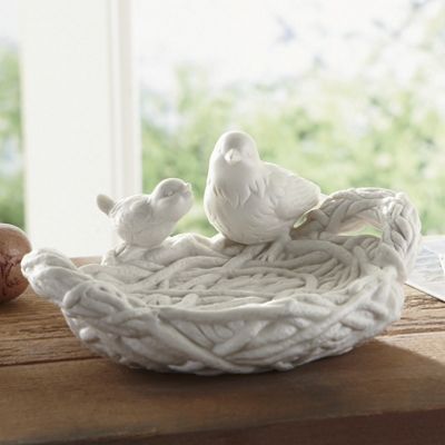 ceramic bird dish