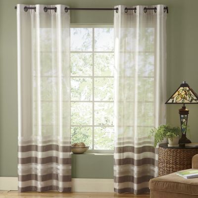 aberdeen stripe grommet panel pair