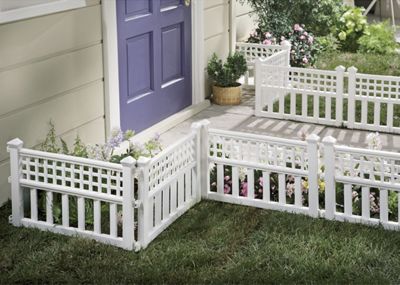 Set Of 5 Delray Resin Fencing