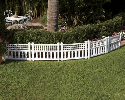 Set Of 5 Delray Resin Fencing
