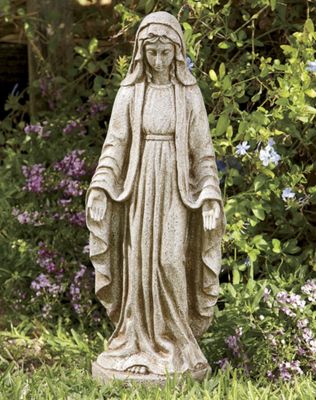 blessed mother garden figurine
