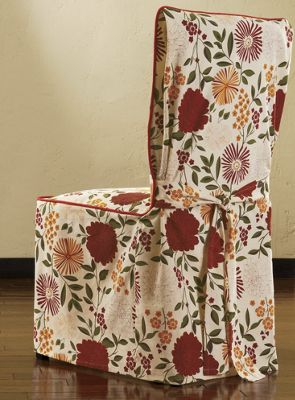 Slipcover Dining Chair Floral