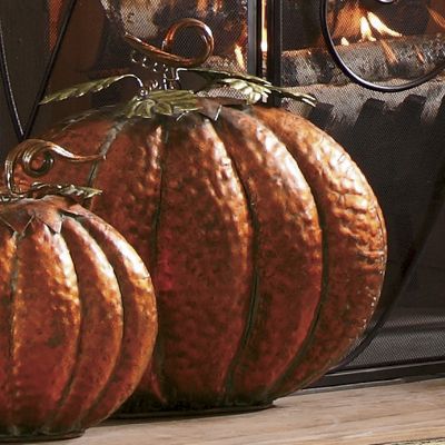 Metal Pumpkin Large