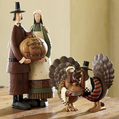 Williraye Studio Thanksgiving Figurines