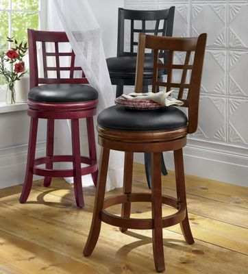 Stool Lattice Back Swivel