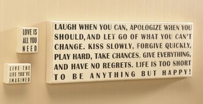 Live Love Laugh Signs