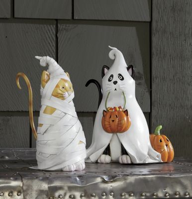 Costumed Cat Figurines