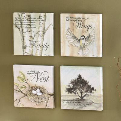Canvas Prints Family Set Of 4