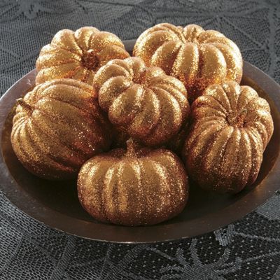 Glitter Pumpkins