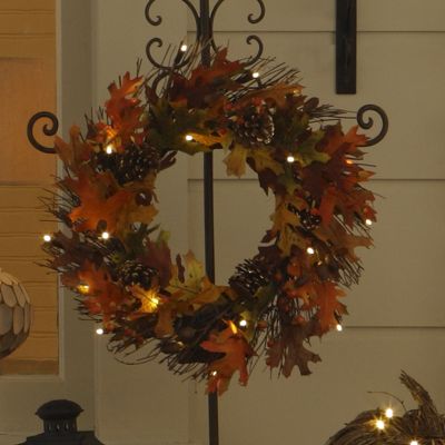 Wreath Lighted