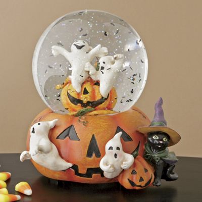 Ghost Pumpkin Music Box