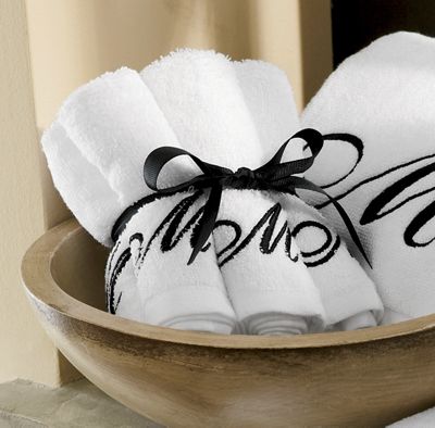 Monogrammed Washcloths