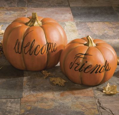 Pumpkins Set Of 2