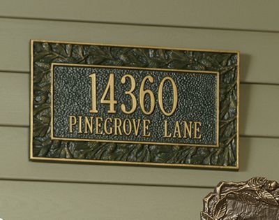 House Sign Pinecone