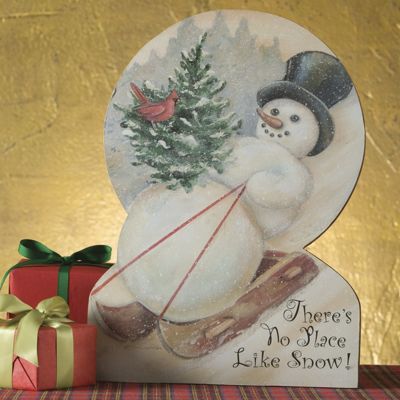 Print Nostalgic Snowman
