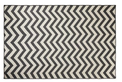chevron reversible flat weave rug