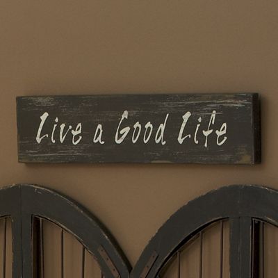 Good Life Wall Sign