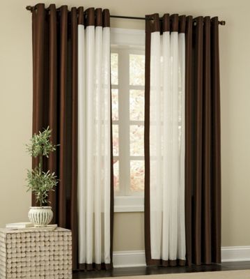 Soho Grommet Top Bordered Sheer Panels