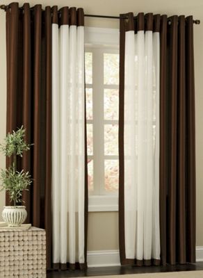 Grommet Top Panels and Soho Grommet Top Bordered Sheer Panels