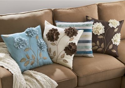 Felt Applique Toss Pillow