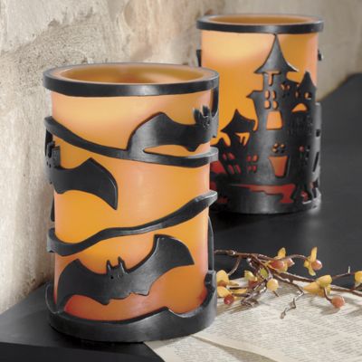 Flameless Led Halloween Candle