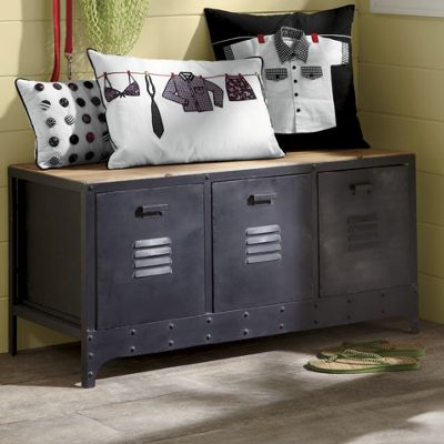 locker room bench