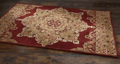 star medallion wool rug
