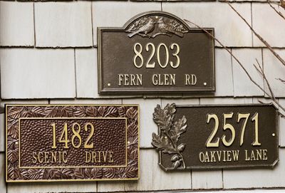 Address Signs Personalized