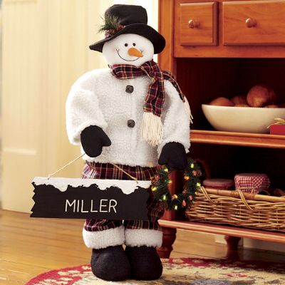 Personalized Snowman