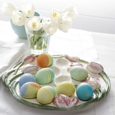 tulip egg plate