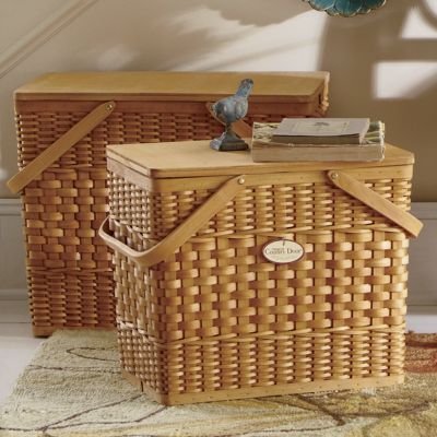 set of 2 picnic baskets