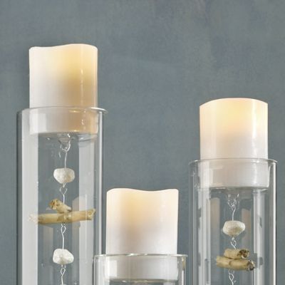 Candles, Flameless Set of 3