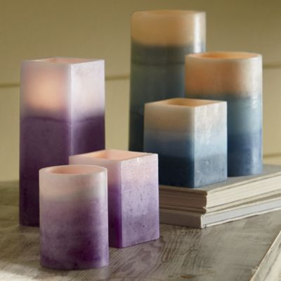 Set Of 3 Scented Flameless Candles